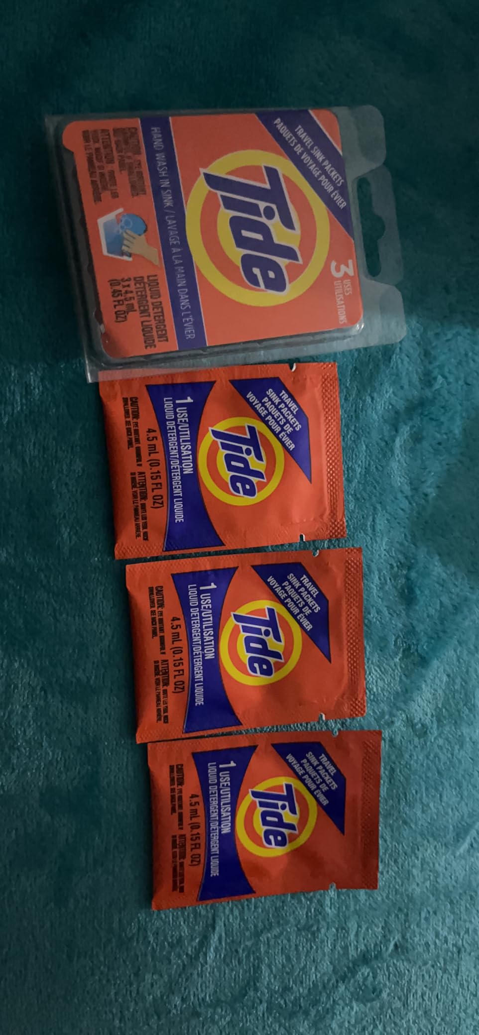 Tide Liquid Travel Sink Packets, 3-Count customer photo 2