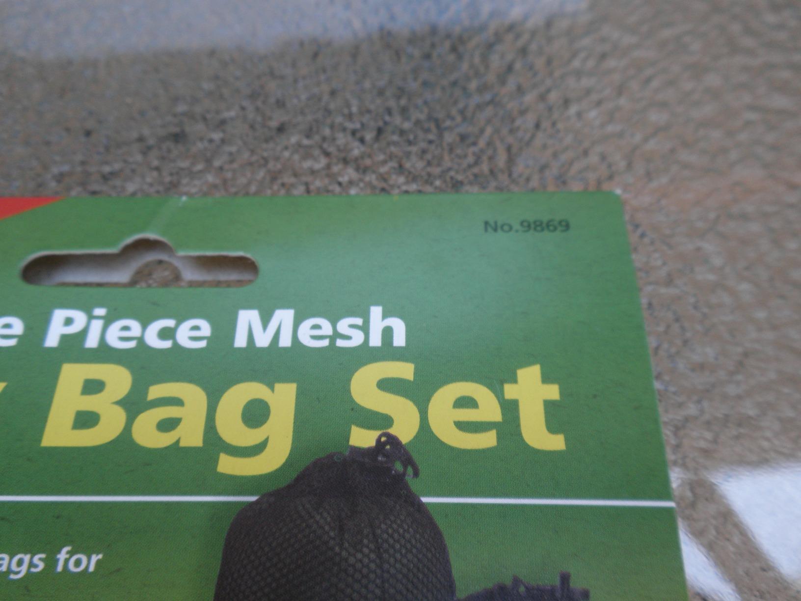 Coghlan's Mesh Ditty Bag Set - Breathable Lightweight Storage Bags for Camping, Travel, and Gear Organization, Includes Small, Medium, and Large Polyester Mesh Sizes with Cord Locks customer photo 2