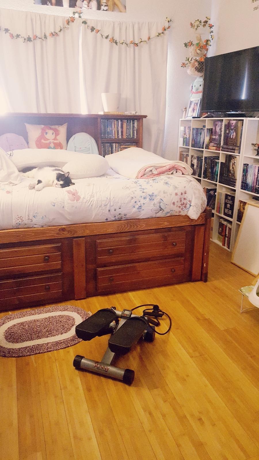 Sunny Health & Fitness Mini Steppers for Exercise at Home, Stair Step Workout Machine with Optional Resistance Bands, Full Body Cardio Equipment, Optional Free SunnyFit App Connection Smart Stepper customer photo 2