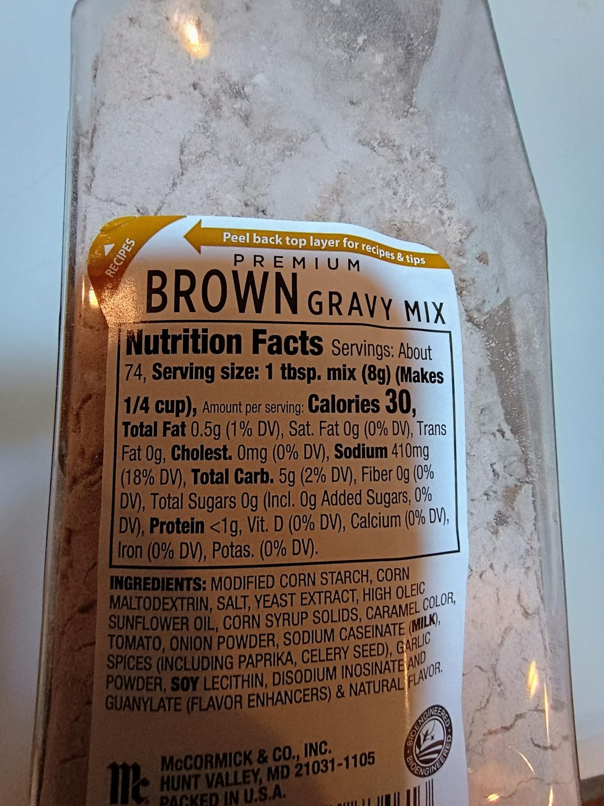 McCormick Premium Brown Gravy Mix, 21 oz customer photo 1