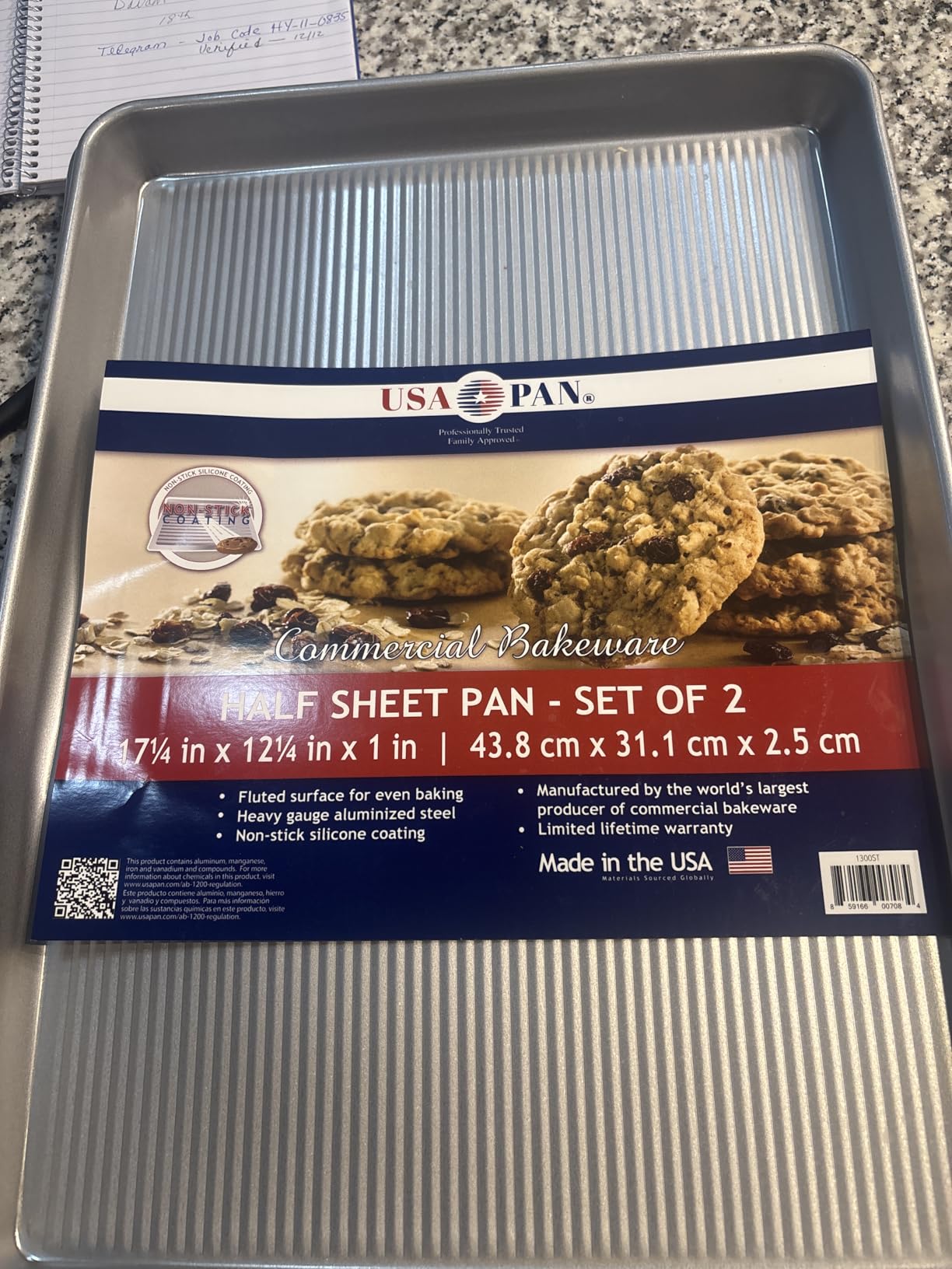 USA Pan Bakeware Nonstick Half Sheet Pan, Baking Sheet, Aluminized Steel customer photo 1