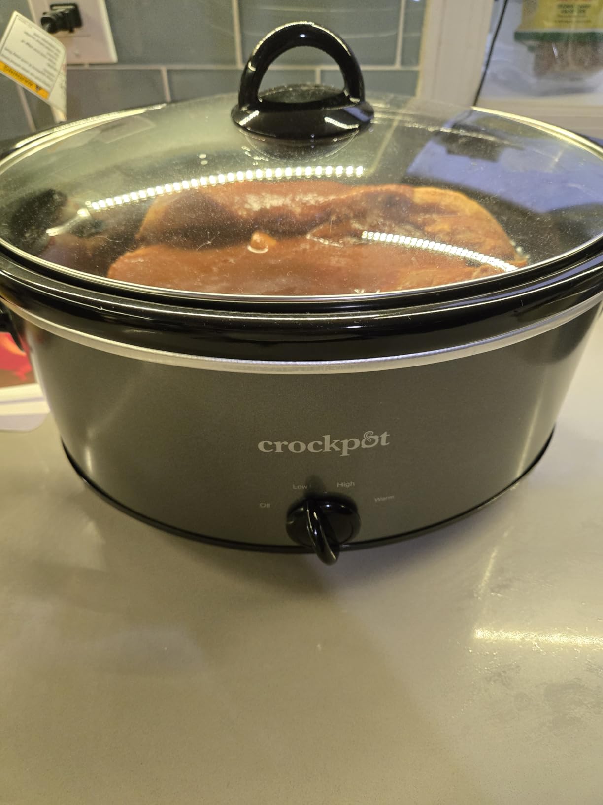 Crock-Pot 7 Quart Oval Manual Slow Cooker - Stainless Steel customer photo 2