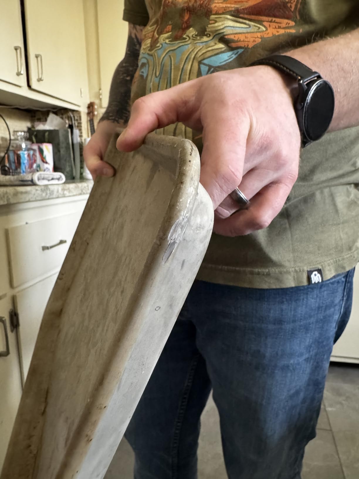 Nordic Ware Naturals Half Sheet - USA Made Aluminum Commercial Quality Sheet Pan for Baking or Roasting, Encapsulated Galvanized Steel Rim Prevents Warping, 2-Pack customer photo 2