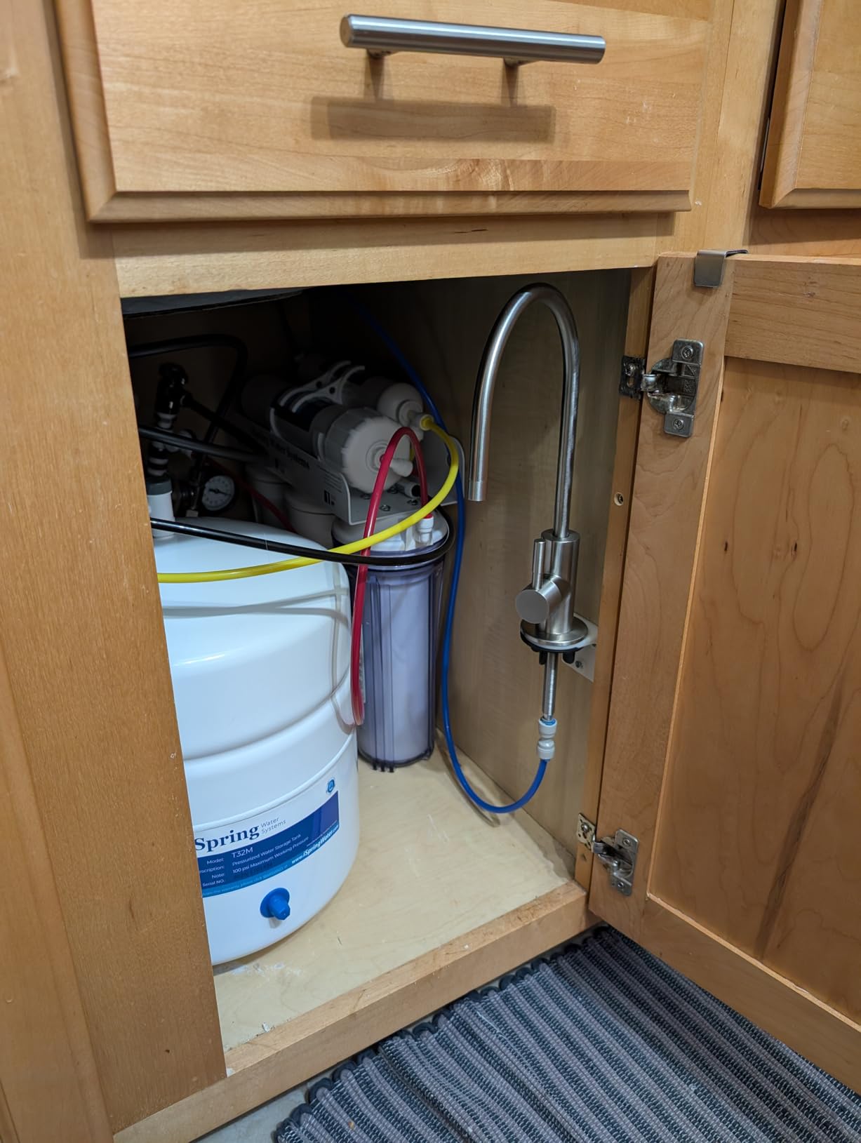 iSpring RCC7AK, NSF Certified, 75 GPD, Alkaline 6-Stage Reverse Osmosis System, pH+ Remineralization RO Water Filter System Under Sink customer photo 2