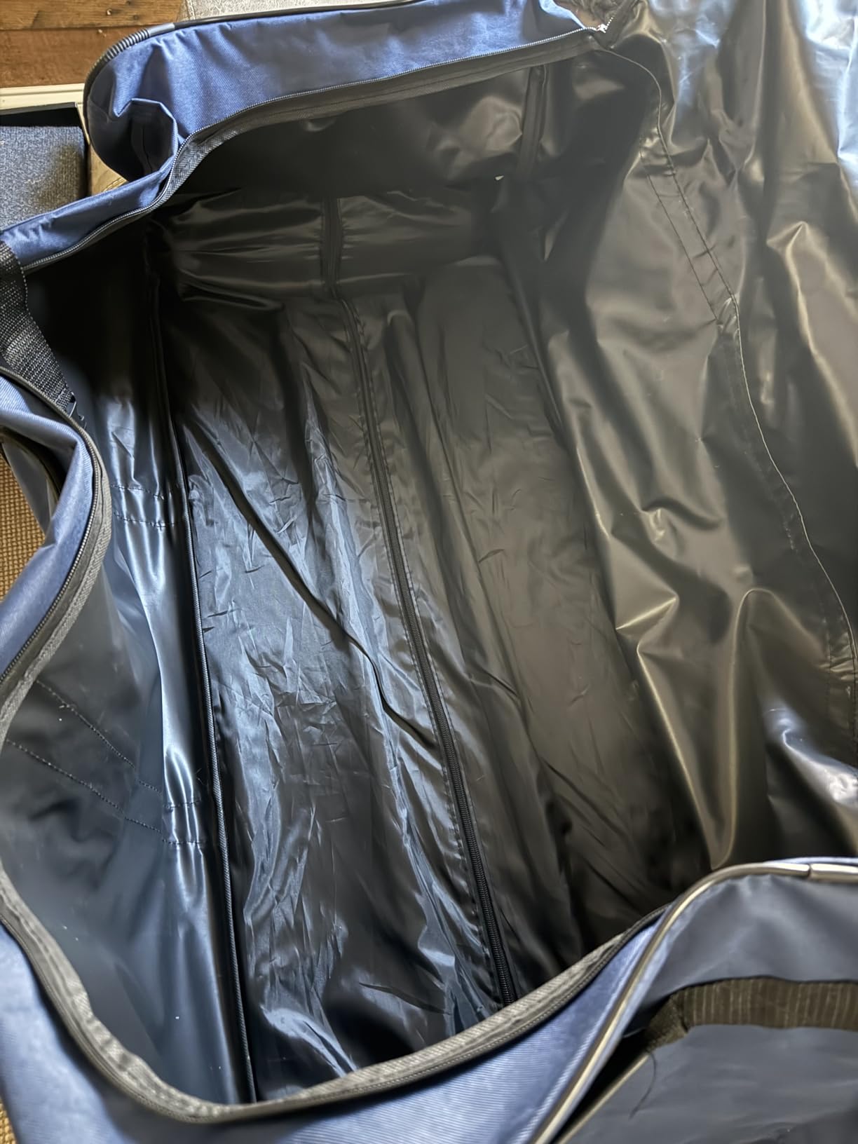 Rockland Rolling Duffel Bag, Black, 22