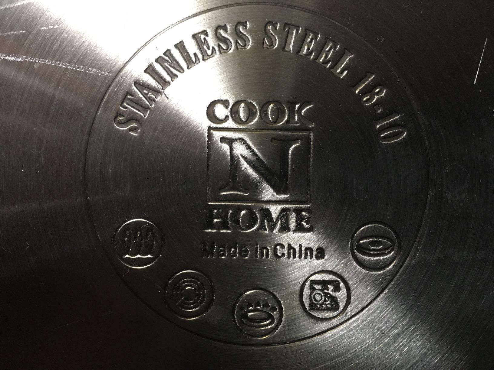 Cook N Home Kitchen Cookware Sets, 12-Piece Basic Stainless Steel Pots and Pans, Silver customer photo 2