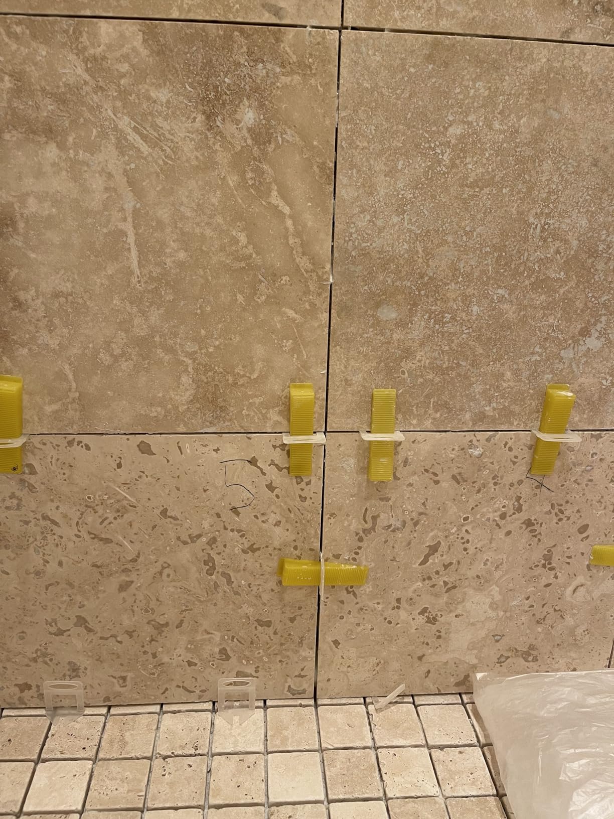 Tenedos 12 x 12 Travertine Natural Stone Floor and Wall Cream Beige Tones Indoor Outdoor Patio Bathroom Kitchen Fireplace Interior Exterior Tile (Box of 10 Pieces - Covers 10 sq.ft Area) customer photo 2
