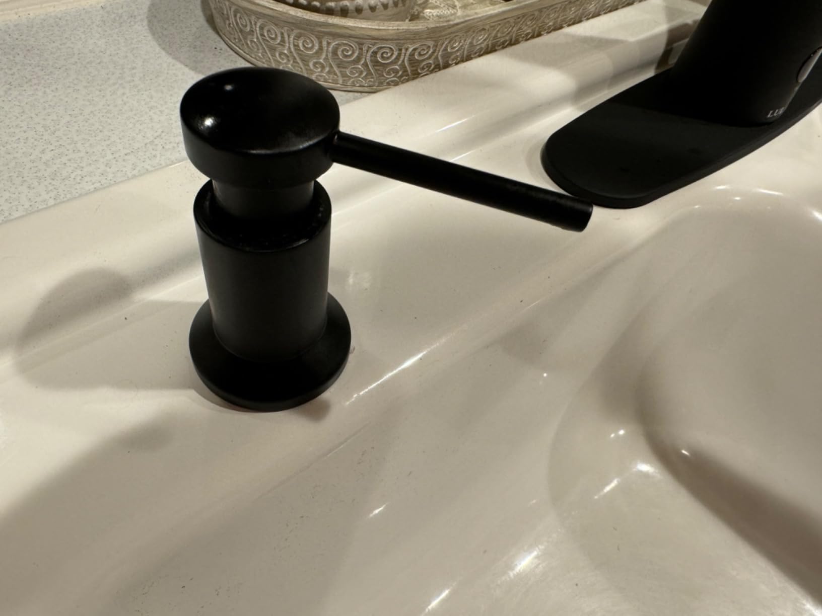 Moen Deck Mounted Lotion or Soap Dispenser for Kitchen Sink, Spot Resistant Stainless, 3942SRS customer photo 1