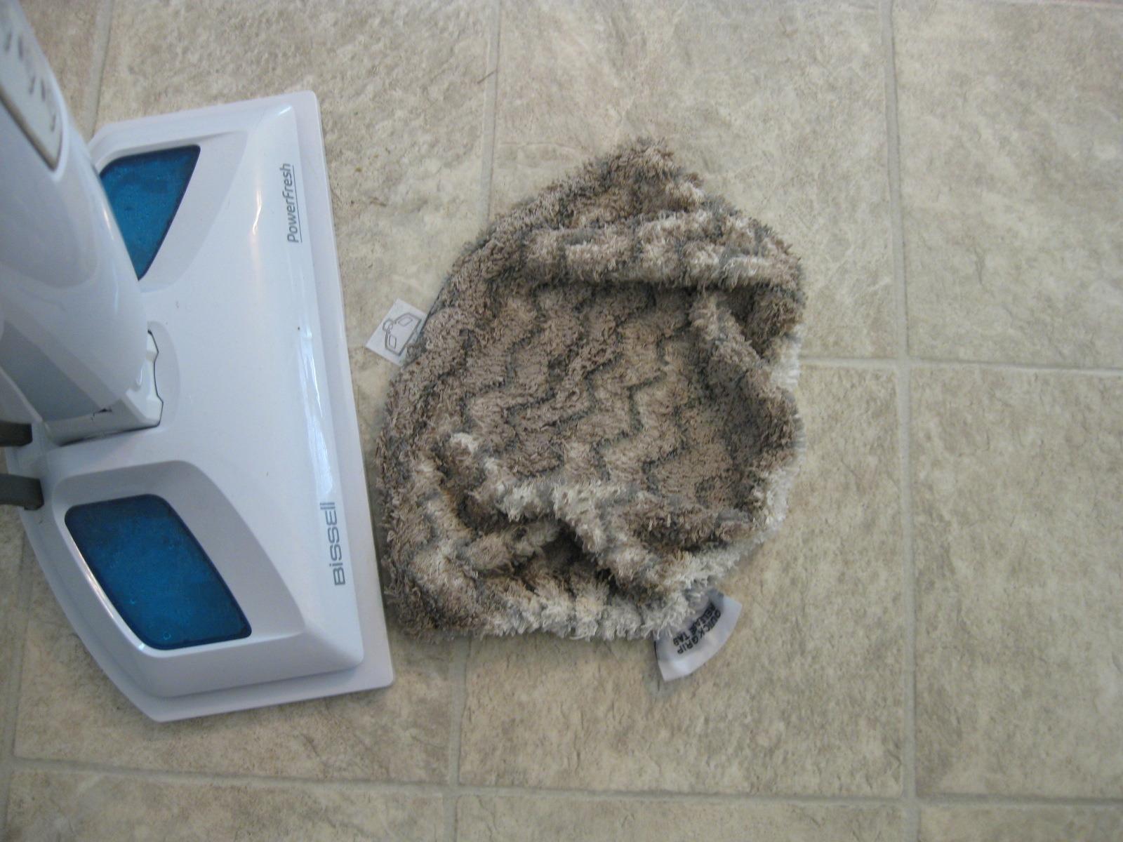 BISSELL Steam Mop 1940A PowerFresh Floor Steam Cleaner for Hard Wood & Tile with Natural Sanitization, Easy Scrubber, Variable Steam, 12