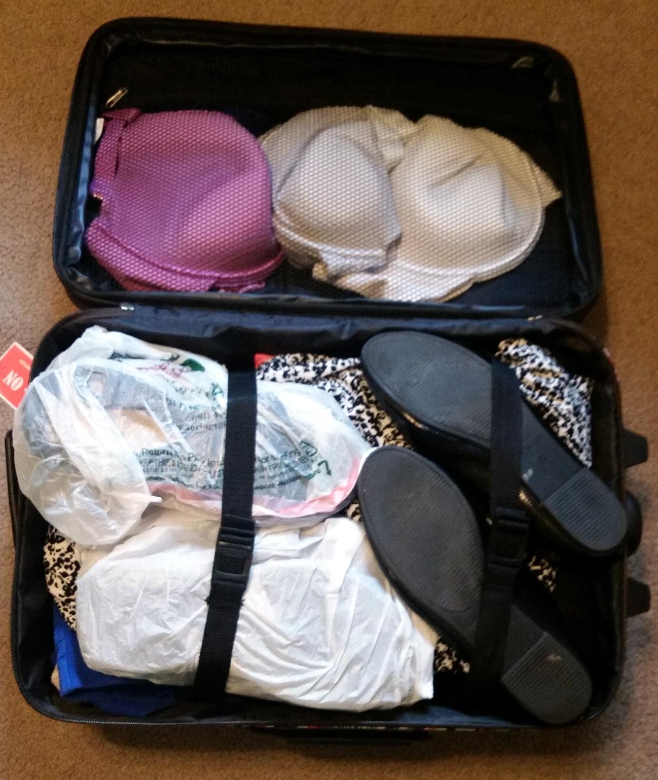 Rockland Fashion Expandable Softside Upright Luggage Set, Purple, 2-Piece (14/19) customer photo 2