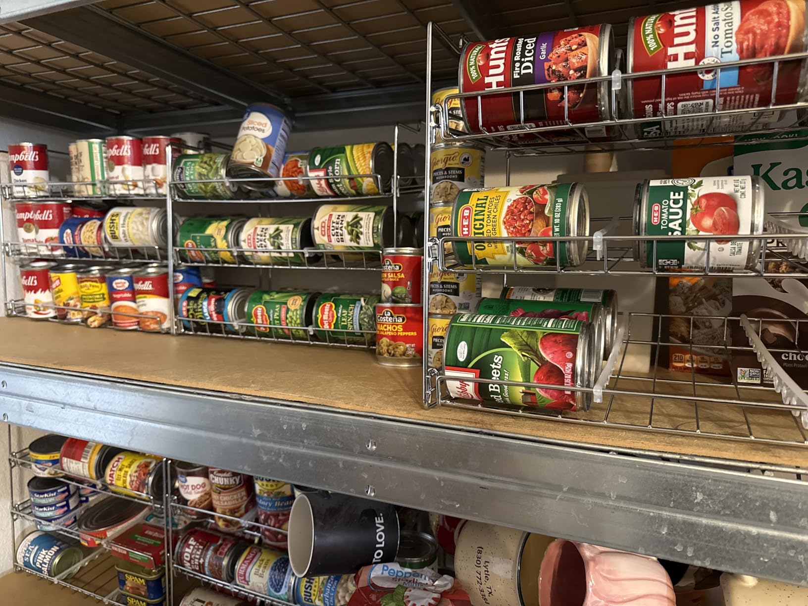 Deco Brothers Stackable Can Rack Organizer for Kitchen and Pantry, Holds Up to 36 Cans, Chrome Finish customer photo 1