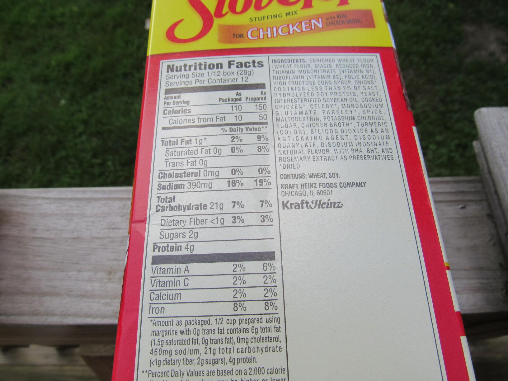 Stove Top Stuffing Mix, Chicken, 12 Ounce Box customer photo 1