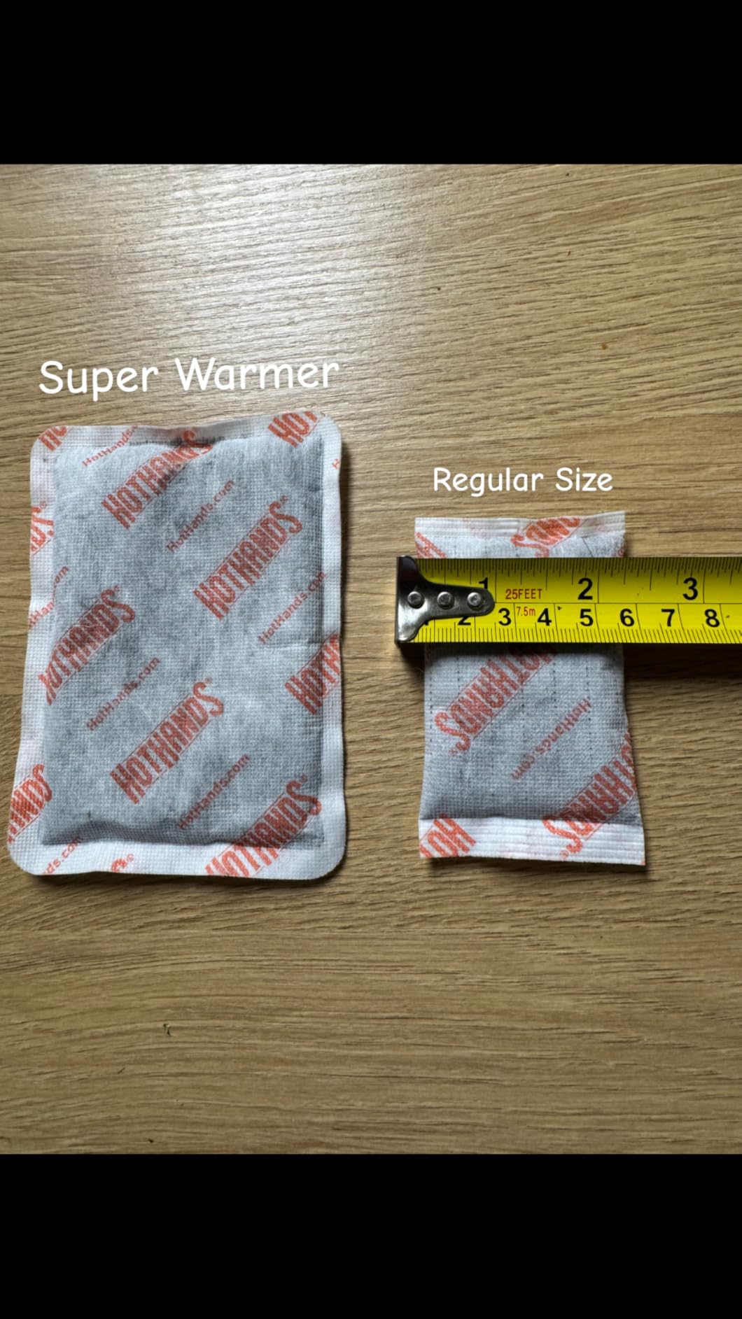 HotHands Body & Hand Super Warmers - Long Lasting Natural Odorless Air Activated Warmers - Up to 18 Hours of Heat - 10 Individual Warmers customer photo 2
