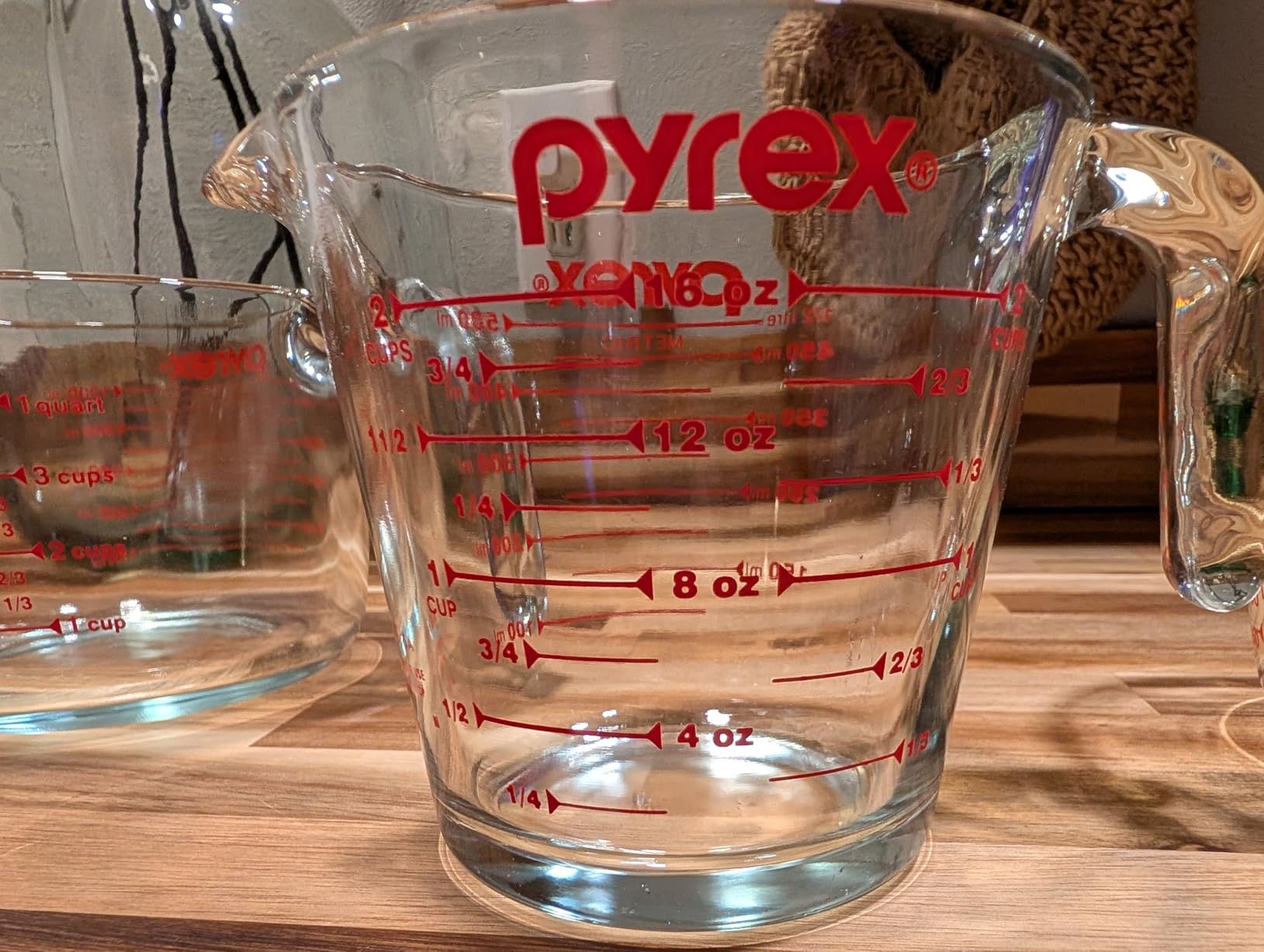 Pyrex Essentials (3-Pack) Glass Measuring Cups Set, (1, 2 & 4 Cup) Measuring Cups For Prepping, Baking and Cooking, Preheated Oven, Dishwasher, Freezer, and Microwave Safe customer photo 1