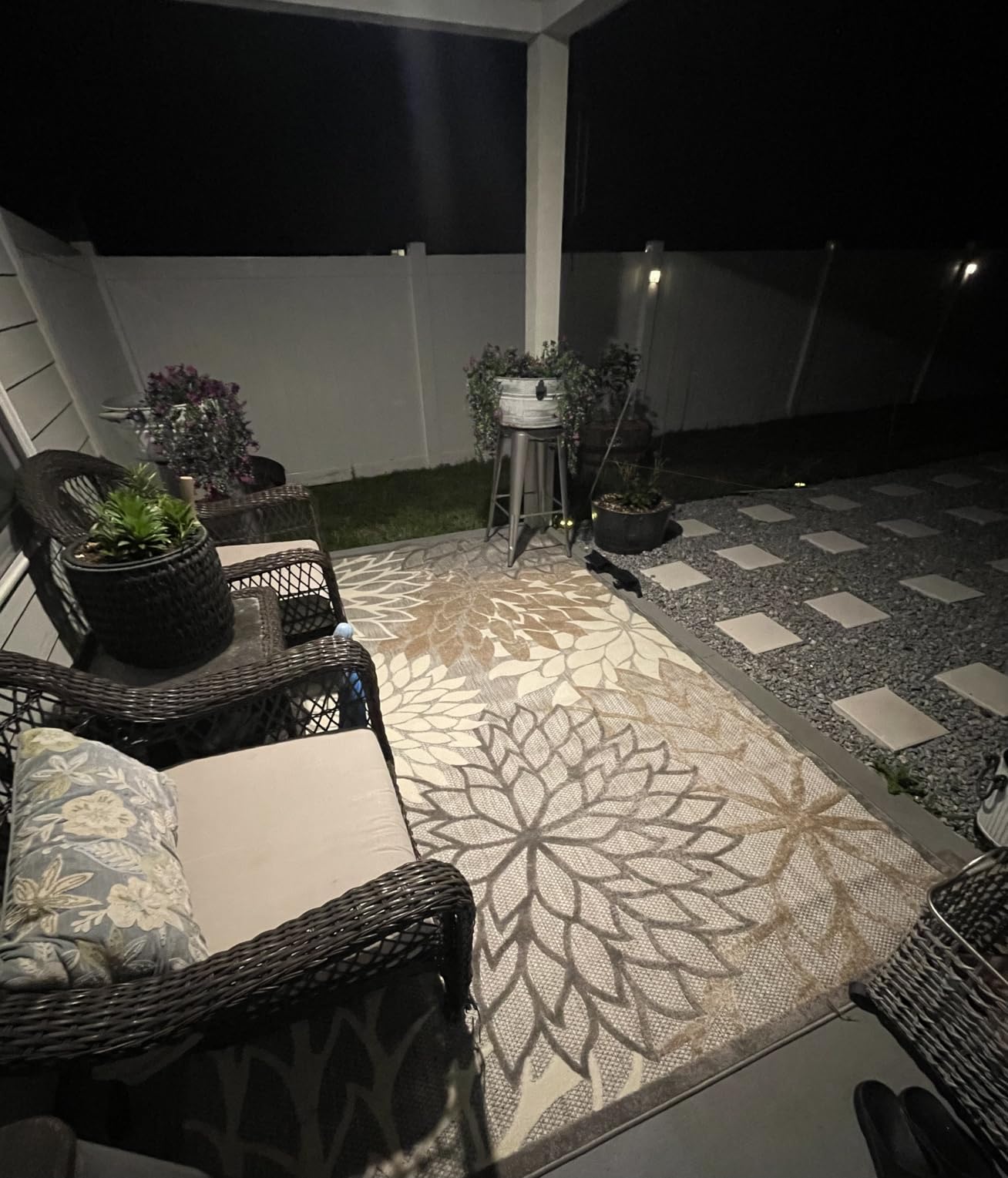 Nourison Home Aloha Indoor/Outdoor Green 5'3