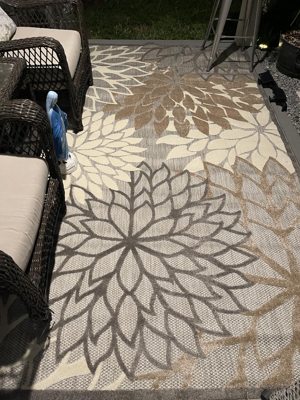 Nourison Home Aloha Indoor/Outdoor Green 5'3