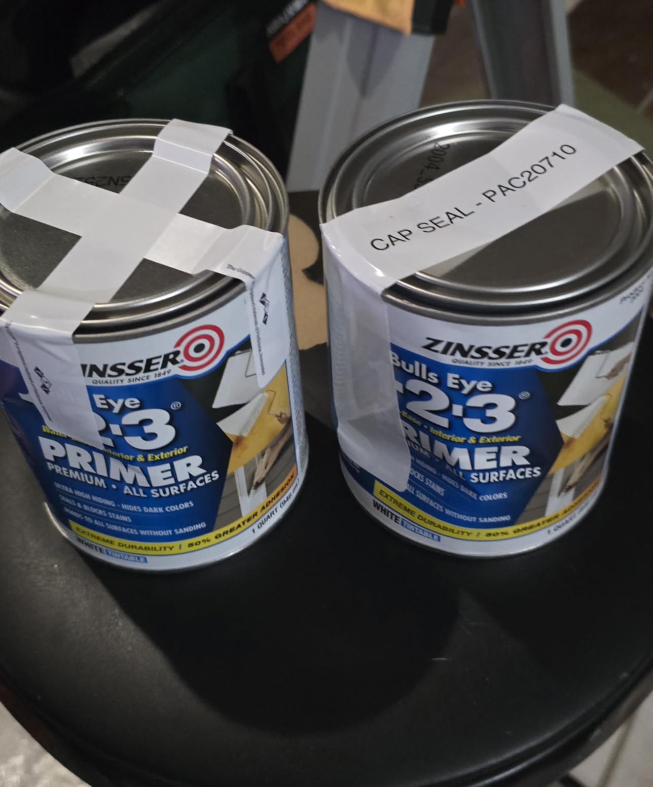 Zinsser 286258 Bulls Eye 1-2-3 All Surface Primer, Quart, Gray customer photo 1