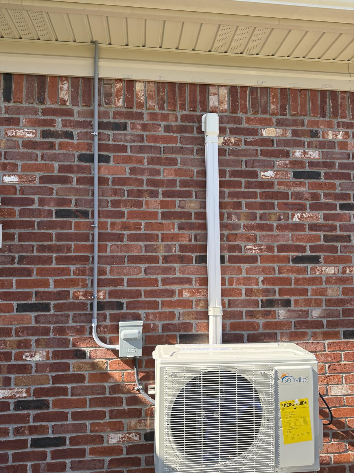 Senville LETO Series Mini Split Air Conditioner Heat Pump, 12000 BTU 110/120V, Inverter, Works with Alexa, SEER2 20.8, 1 Ton, White customer photo 1