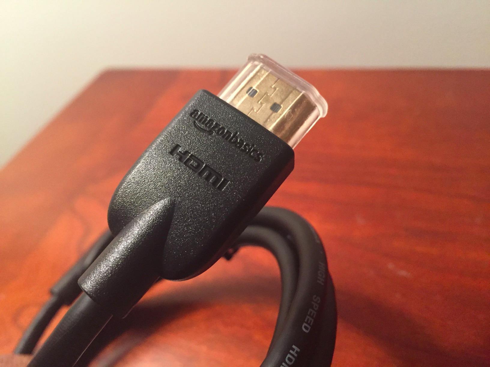 Amazon Basics HDMI 2.0 Cable with Ethernet, 25ft, 4K@60Hz, High-Speed (18Gbps), 2160p, 48 bit, Compatible with TV/PS5/Xbox/Roku/Blu-ray, Black customer photo 2