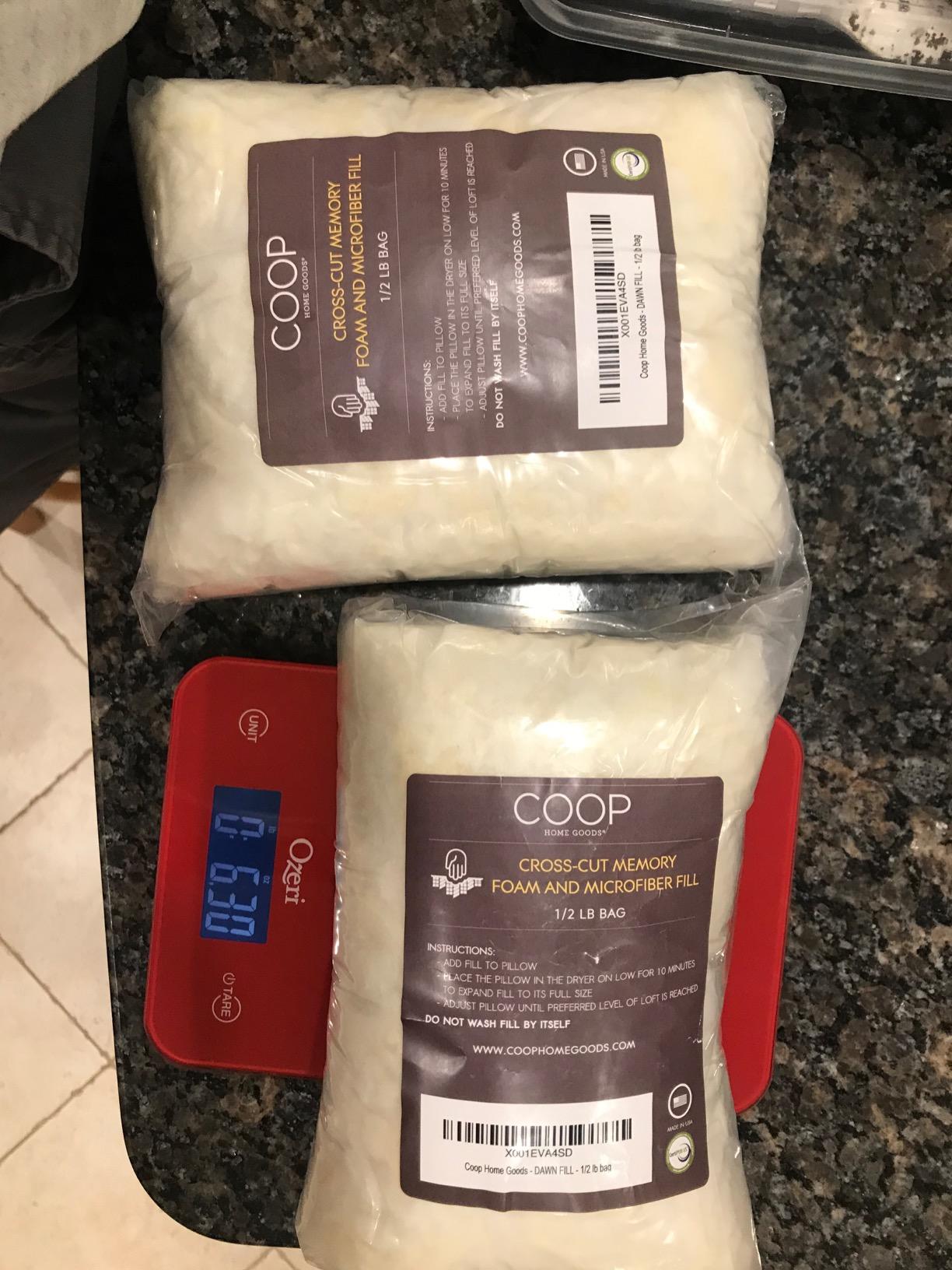 Coop Home Goods Original Travel and Camping Adjustable Pillow, Small Camping Pillow with Compressible Stuff Sack, Medium-Firm Memory Foam with Lulltra Washable Cover customer photo 1