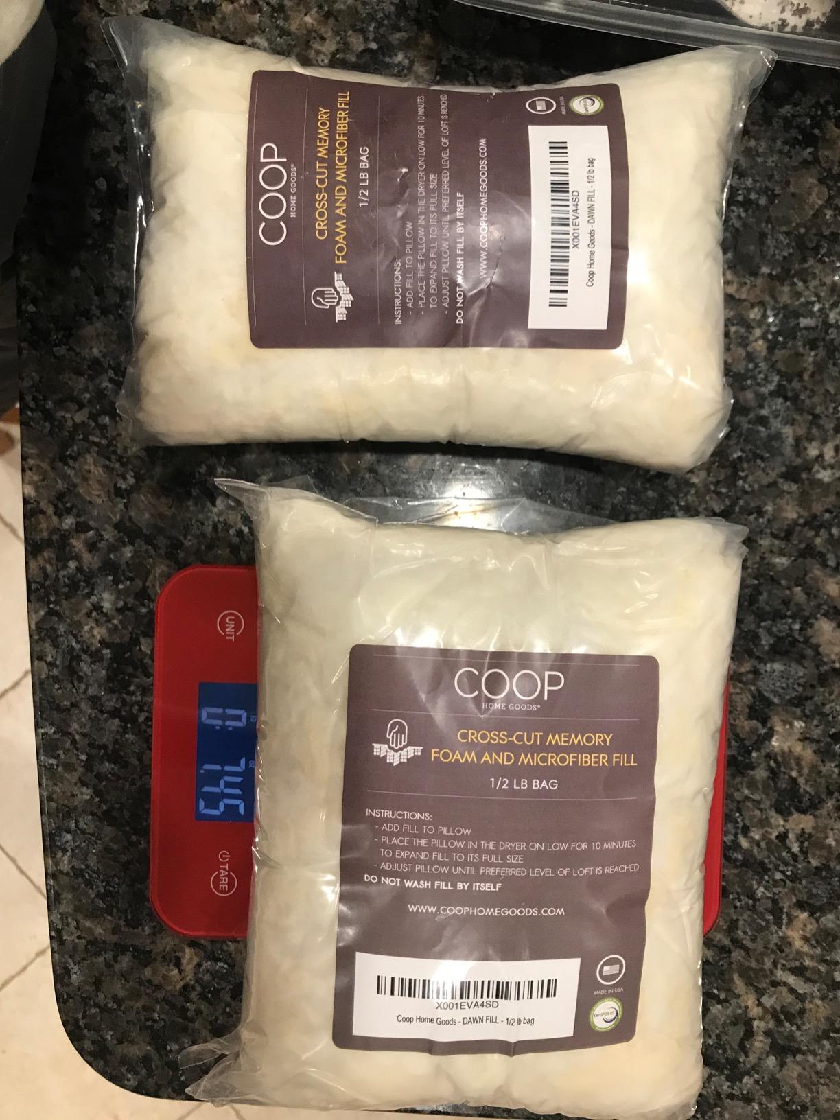 Coop Home Goods Original Travel and Camping Adjustable Pillow, Small Camping Pillow with Compressible Stuff Sack, Medium-Firm Memory Foam with Lulltra Washable Cover customer photo 2