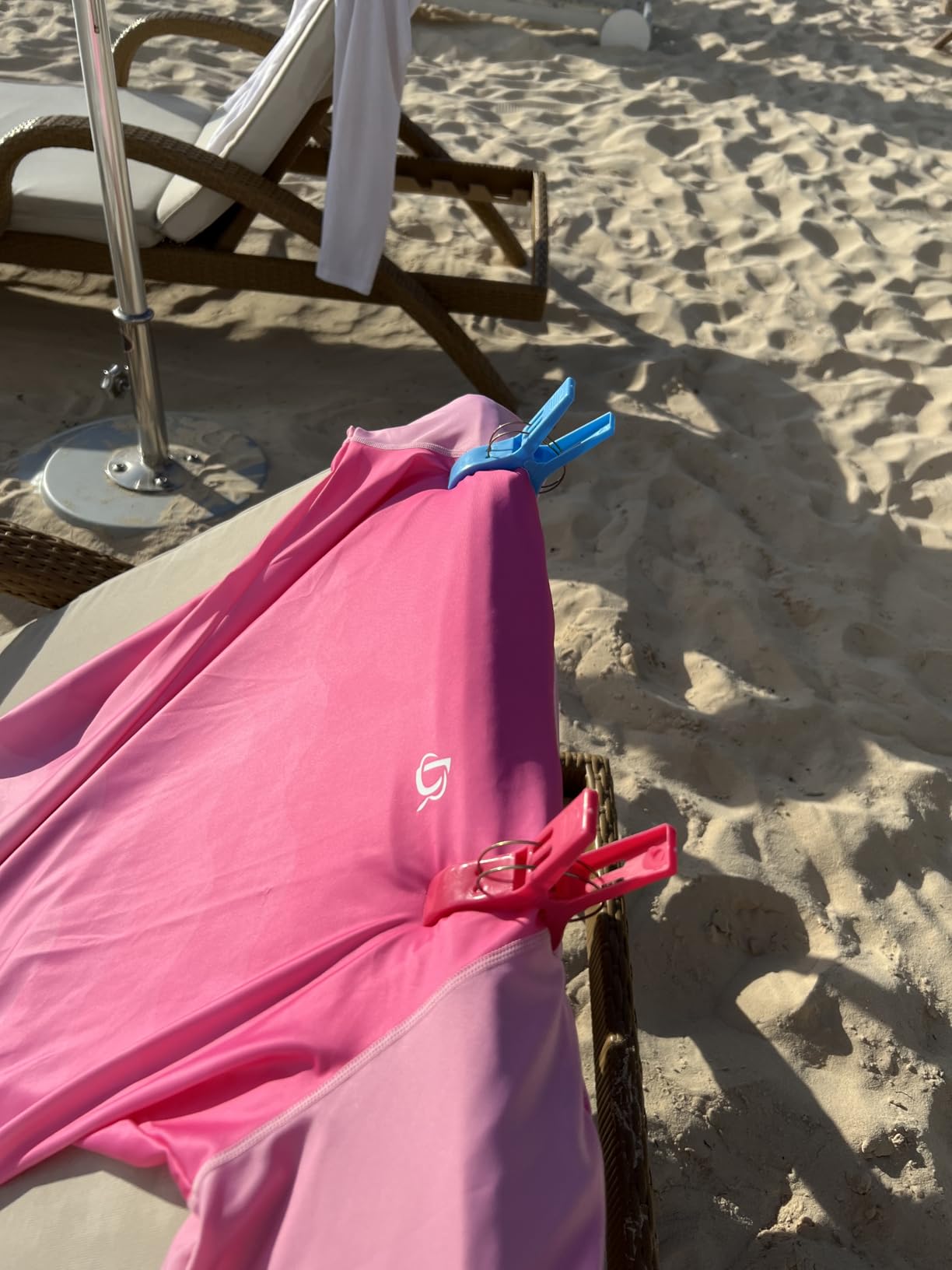 Danmu Beach Towel Clips, Beach Clips, Cruise Essentials, Towel Clips for Beach Chairs Cruise, Heavy Duty Clothes Pins customer photo 2