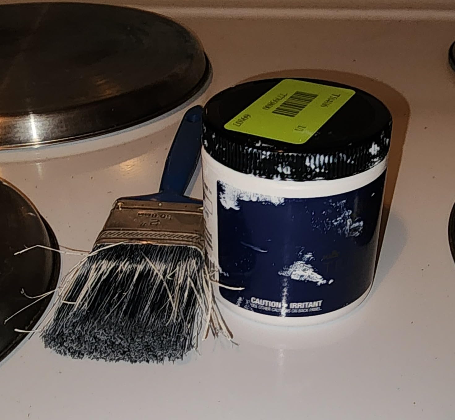 KILZ TRIBUTE Paint & Primer, Interior, Color Sample, Nomad's Trail, 8 Ounces customer photo 2