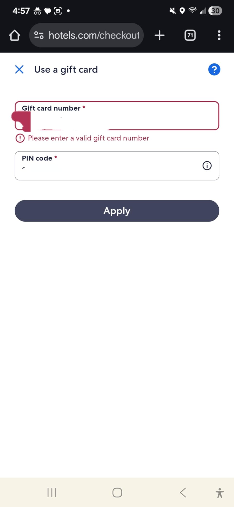 Hotels.com eGift Card | Digital Delivery customer photo 1