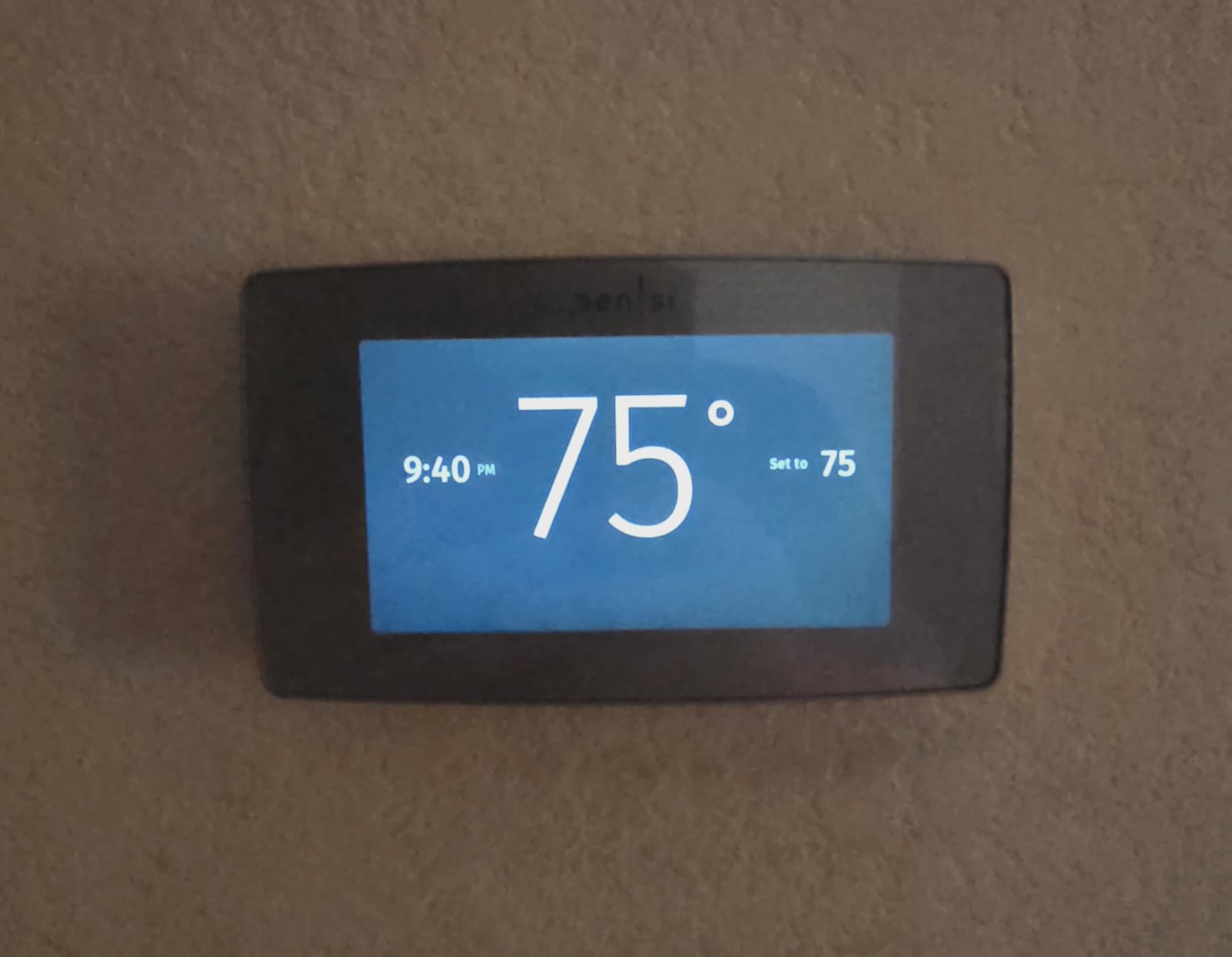 Emerson Sensi Touch Wi-Fi Smart Thermostat with Touchscreen Color Display, Works with Alexa, Energy Star Certified, ST75 customer photo 1