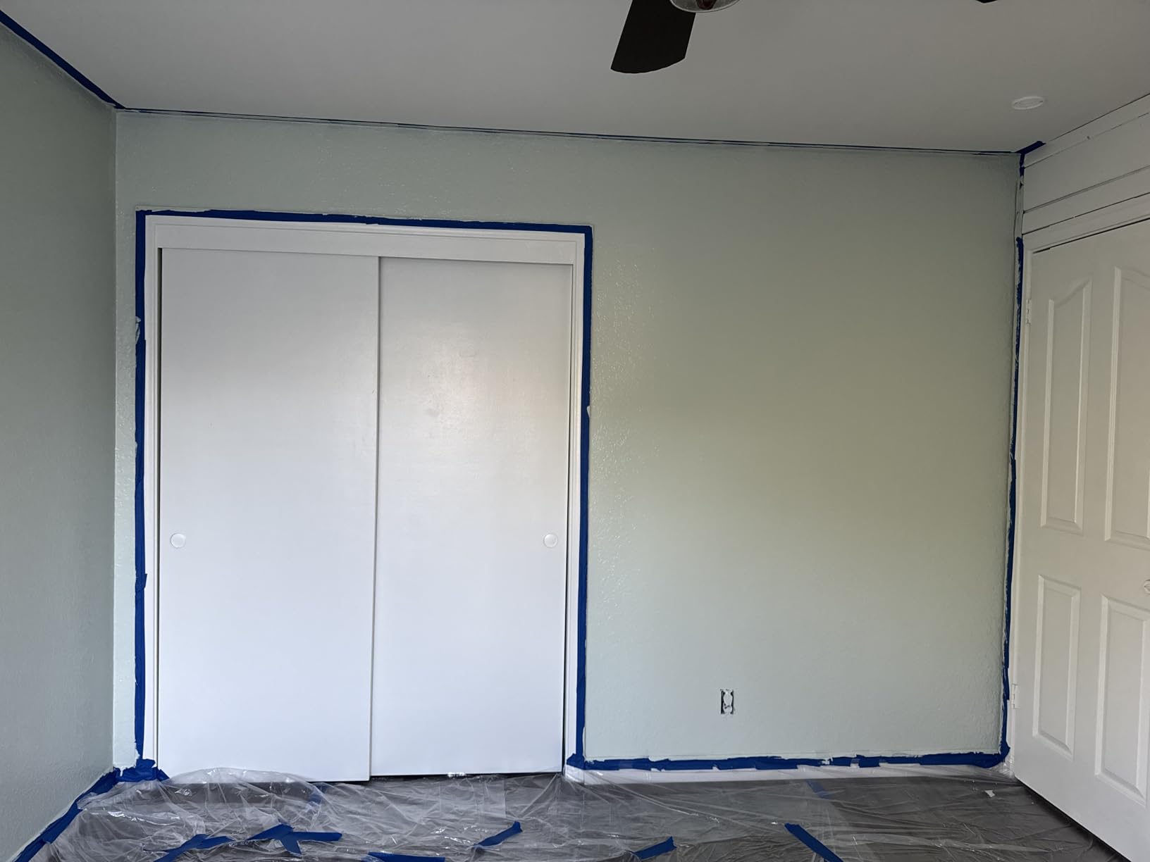 PRESTIGE Paints Interior Paint and Primer In One, 1 Gallon, Semi-Gloss, Comparable Match of Benjamin Moore Sage Tint customer photo 1