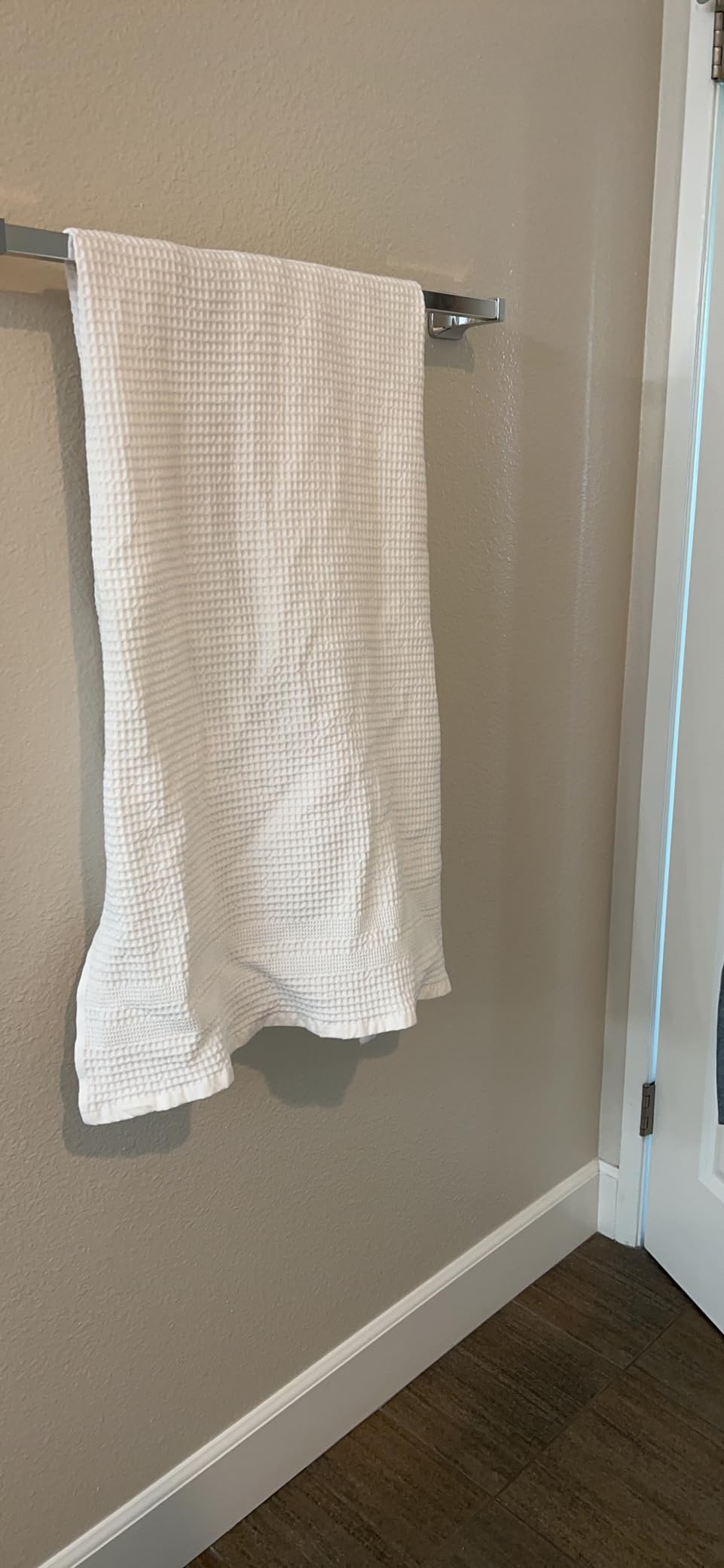 GILDEN TREE Waffle Towels for Bathroom, 100% Cotton Quick Dry Towel, Waffle Bath Towels Large, Absorbent Lightweight Travel Towel, Bath Towels Set of 2, Classic Style (Seafoam) customer photo 2