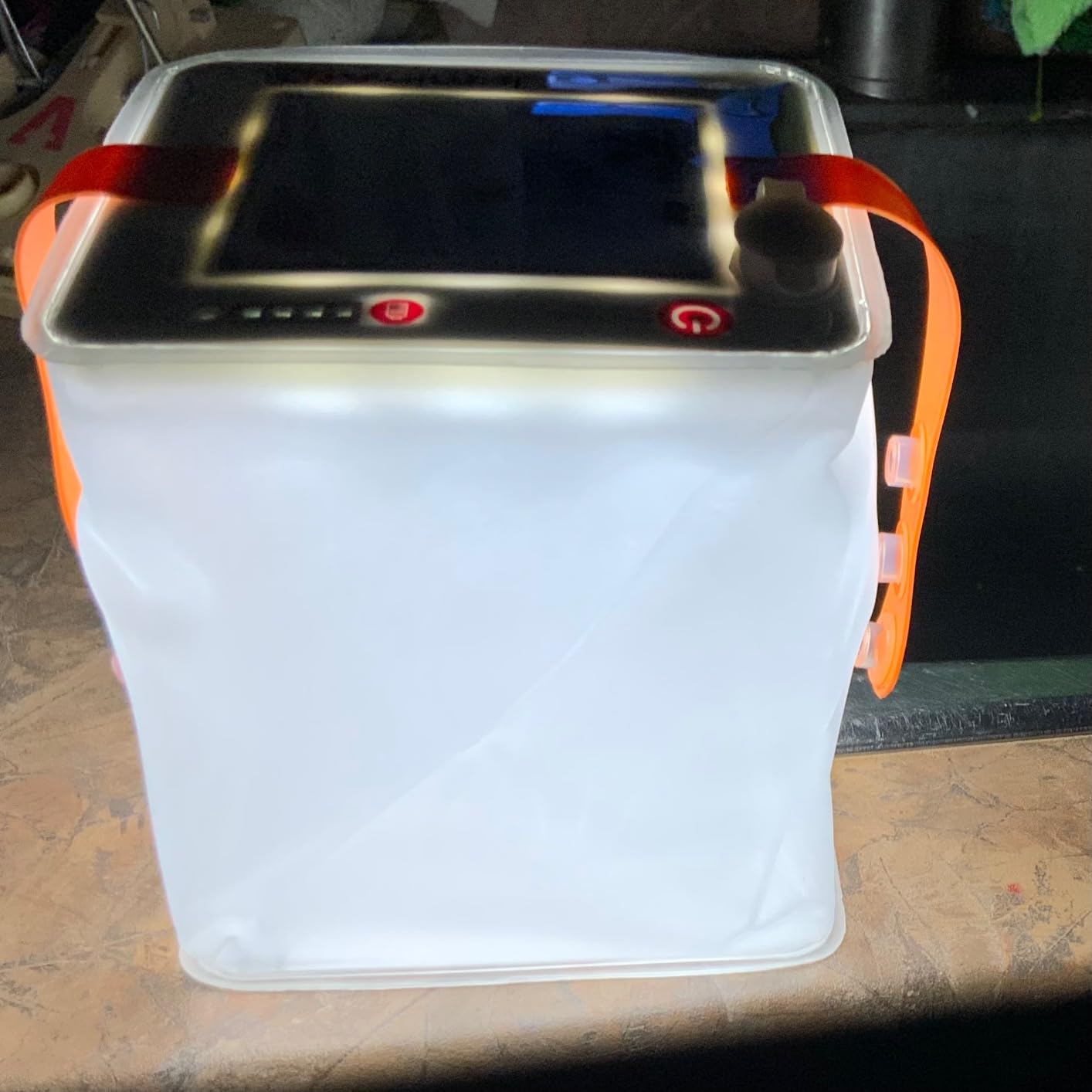 LuminAID Solar Camping Lantern - Inflatable LED Lamp Perfect for Camping, Hiking, Travel and More - Emergency Light for Power Outages, Hurricane, Survival Kits - As Seen on Shark Tank customer photo 2