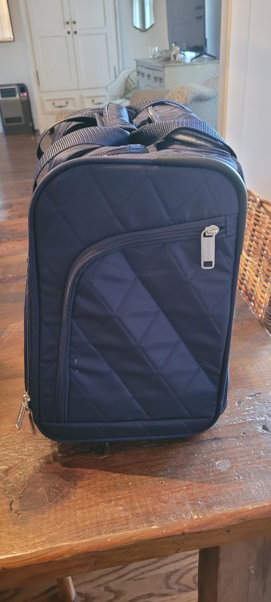 Amazon Basics Underseat Carry-On Luggage with Wheels and Handle, 14