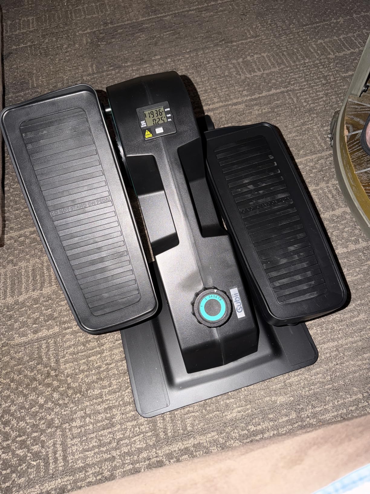 Cubii JR1 Under Desk Elliptical, Under Desk Bike Pedal Exerciser, Seated Elliptical, Work from Home Fitness, Mini Elliptical Machines for Home Use customer photo 1