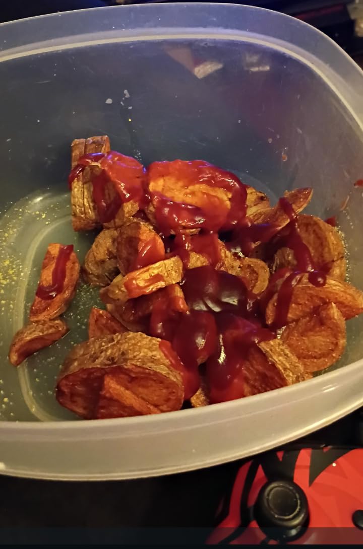 OVENTE Electric Deep Fryer 2 Liter Capacity, 1500 Watt Lid with Viewing Window and Odor Filter, Adjustable Temperature, Removable Frying Basket and Easy to Clean Stainless Steel Body, Silver FDM2201BR customer photo 2