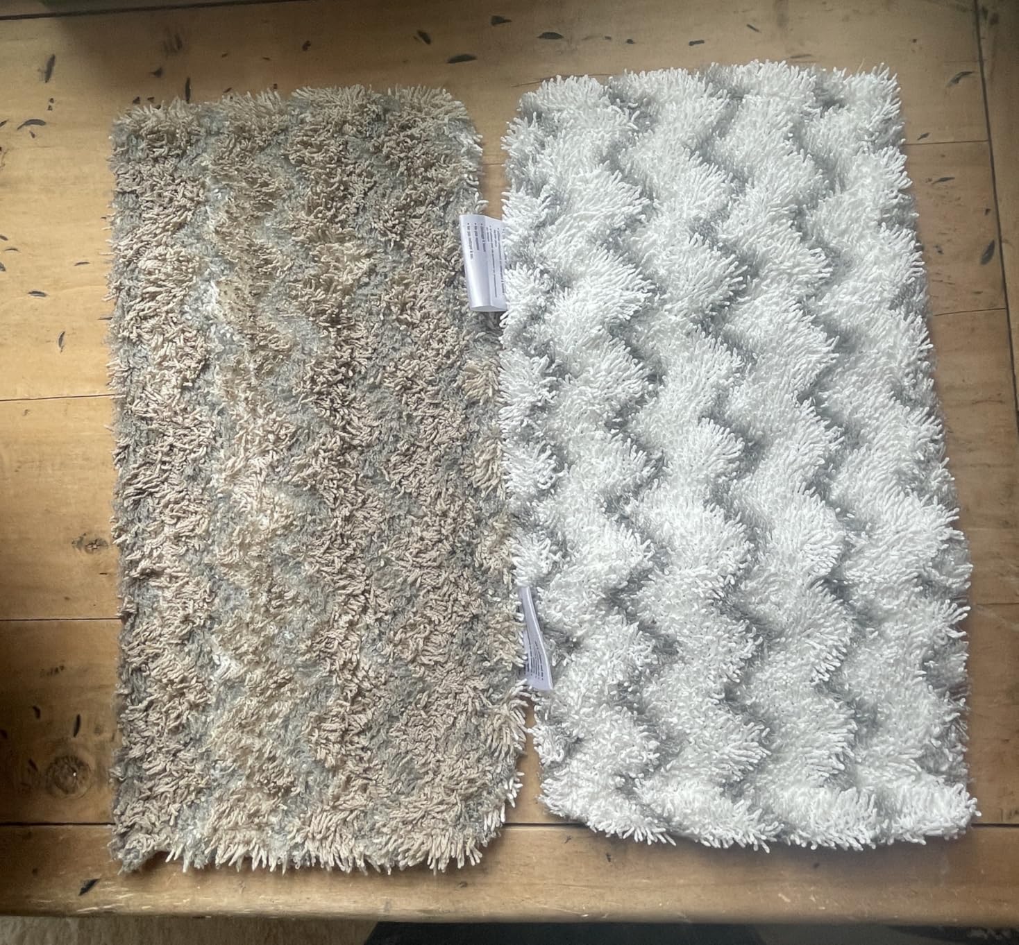 Shark Steam Mop with 2 Machine Washable Dirt Grip Pads, Removable Water Tank, Lightweight, Steam Cleaner for sealed Hard Floors, Marble, Stone, Hardwood, Tile, Laminate, White/Seafoam, S1000 customer photo 1