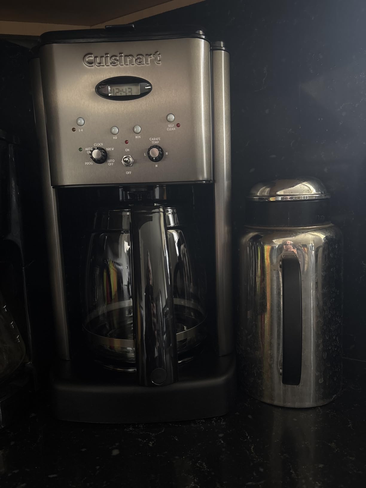 Cuisinart 12 Cup Brew Central Maker Coffee Maker, Black Stainless Steel, DCC-1200BKSNAS customer photo 1