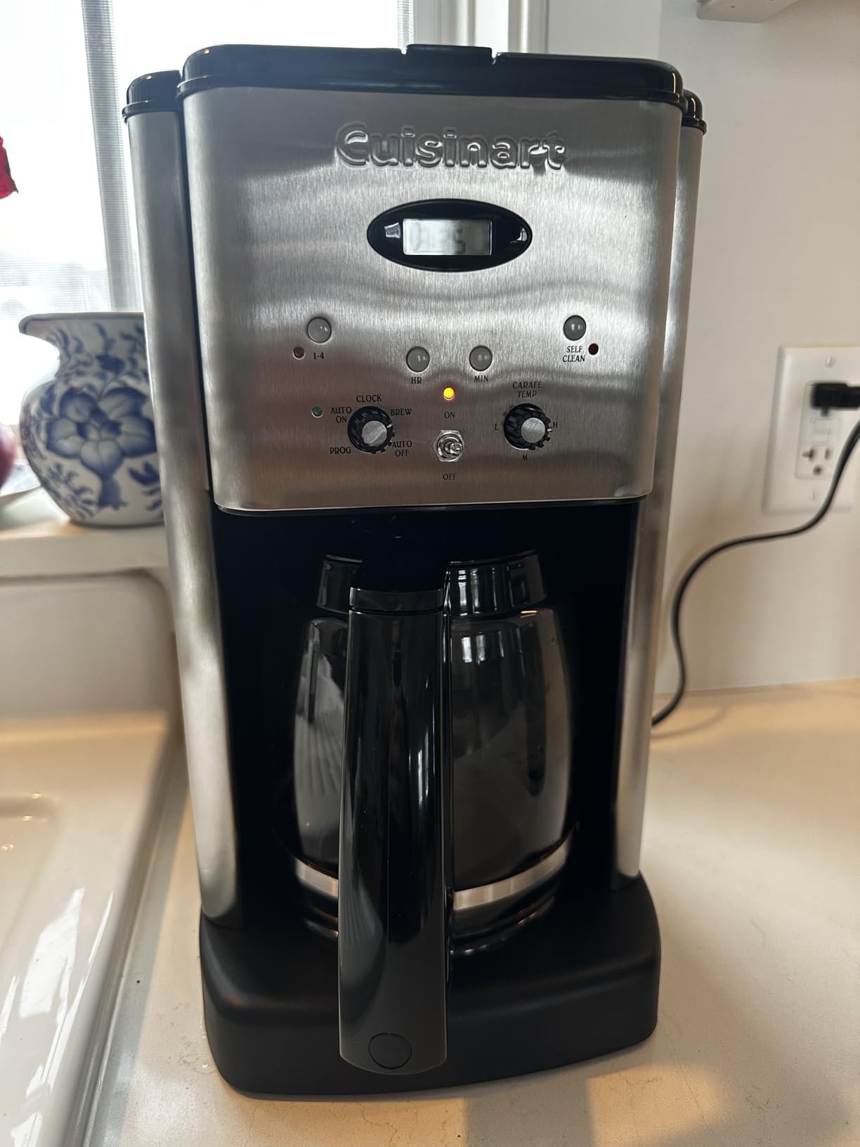 Cuisinart 12 Cup Brew Central Maker Coffee Maker, Black Stainless Steel, DCC-1200BKSNAS customer photo 2