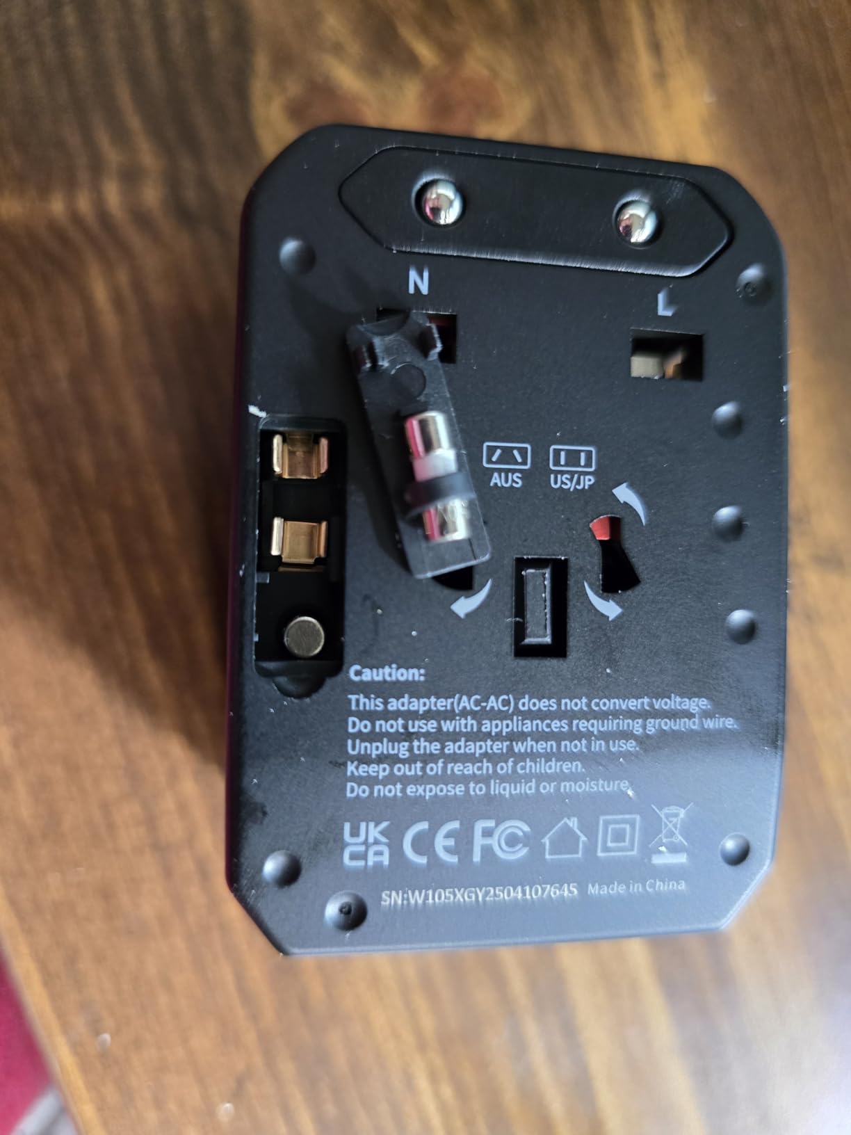 EPICKA Universal Travel Adapter, European Travel Plug Adapter (Not a Voltage Converter) - International Power Adapter Worldwide Charger with USB-C & 4 USB-A Ports, Travel Essentials (TA-105, Grey) customer photo 1