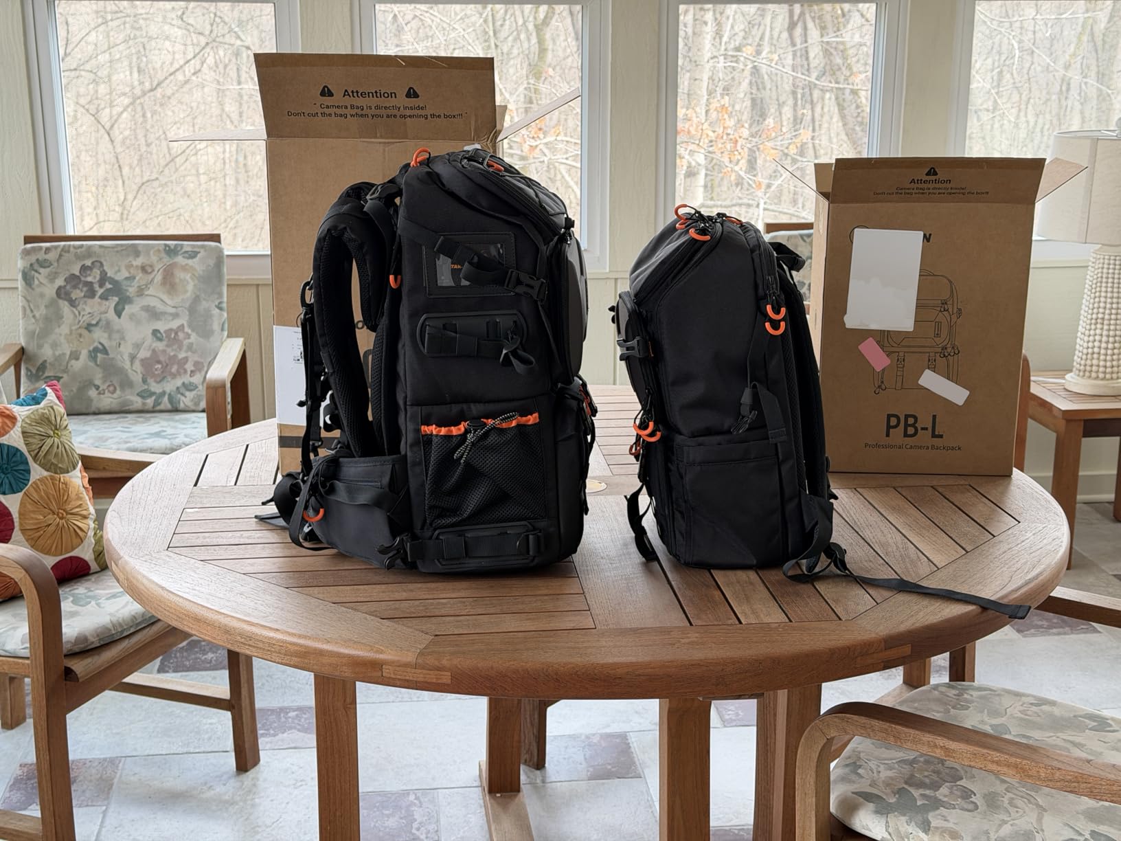 TARION 27L Extra Large Camera Backpack - 2 in 1 Professional Camera Bags for Photographers with 15.6