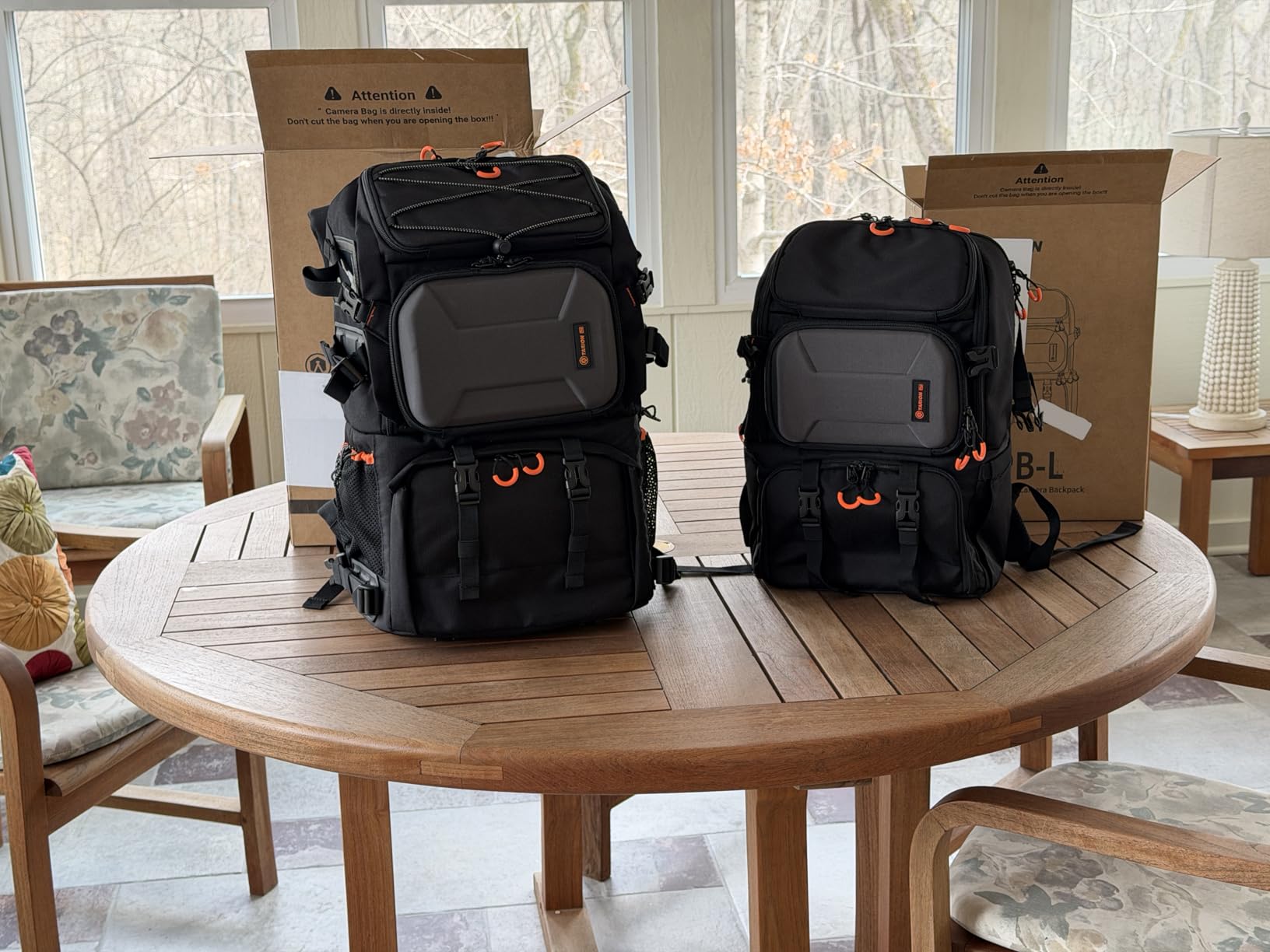 TARION 27L Extra Large Camera Backpack - 2 in 1 Professional Camera Bags for Photographers with 15.6