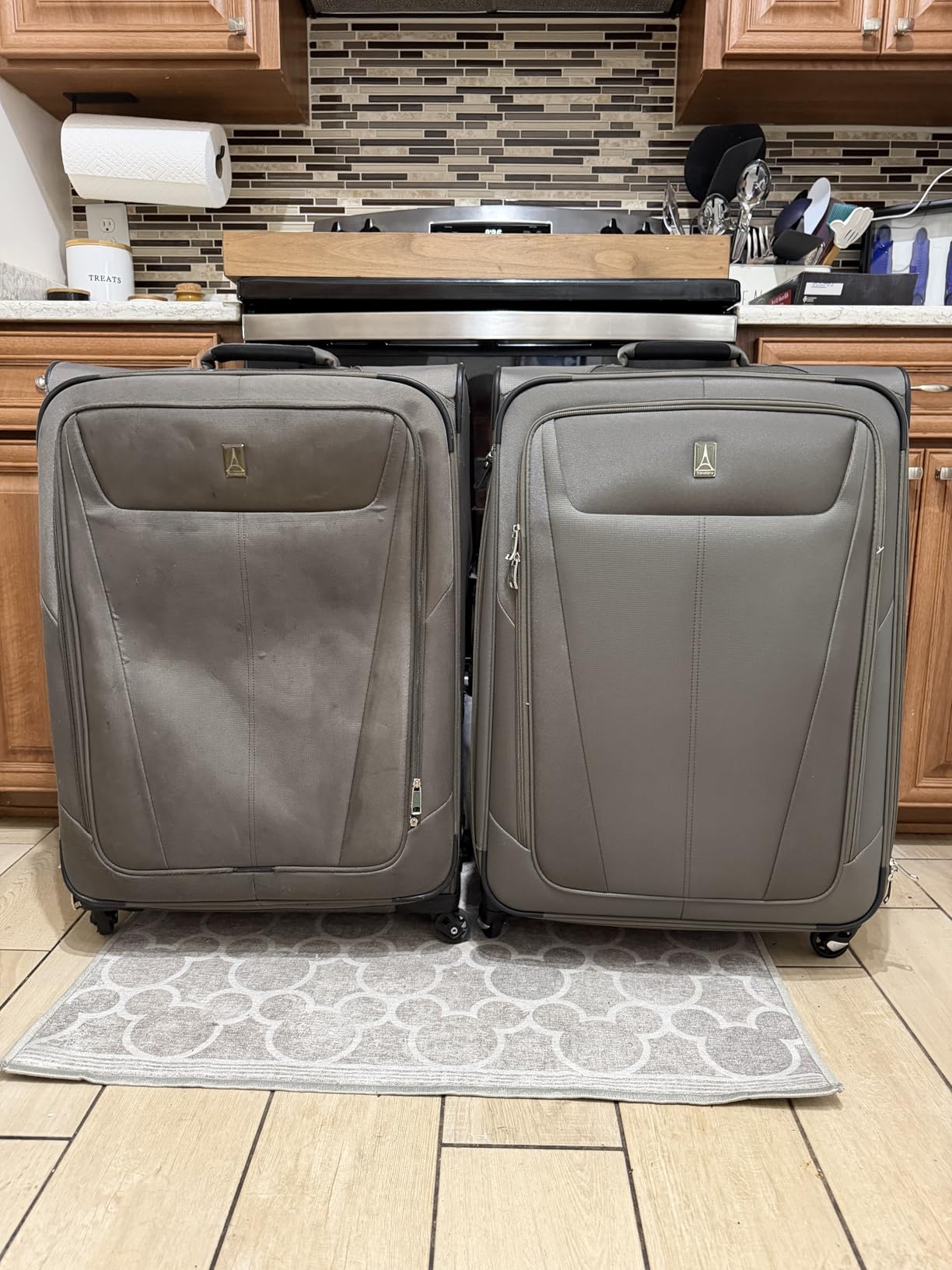 Travelpro Maxlite 5 Softside Expandable Luggage with 4 Spinner Wheels, Lightweight Suitcase, Men and Women, Black, Checked-Medium 25-Inch customer photo 1