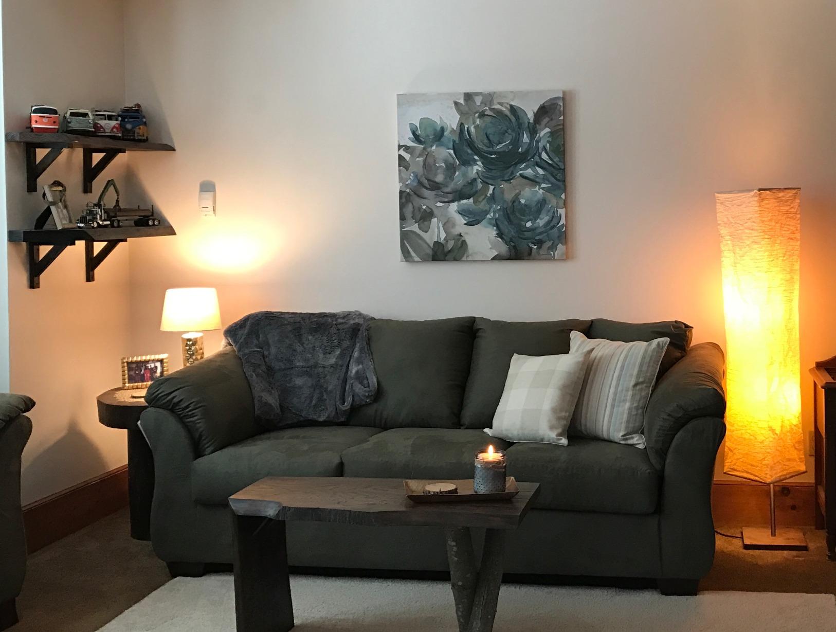 Signature Design by Ashley Darcy Classic Contemporary Sofa, Black customer photo 2