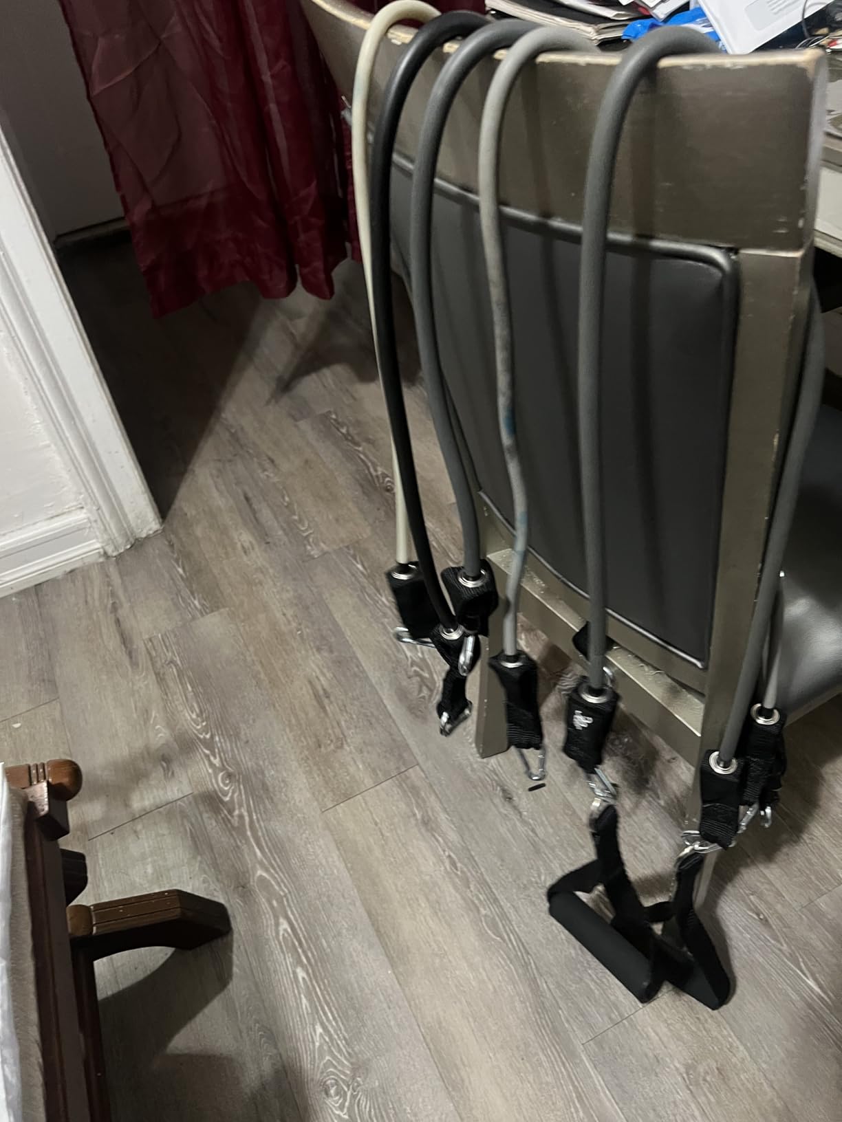 WHATAFIT Resistance Bands, Exercise Bands, Resistance Bands for Working Out, Work Out Bands with Handles for Men and Women Fitness, Strength Training Home Gym Equipment customer photo 1