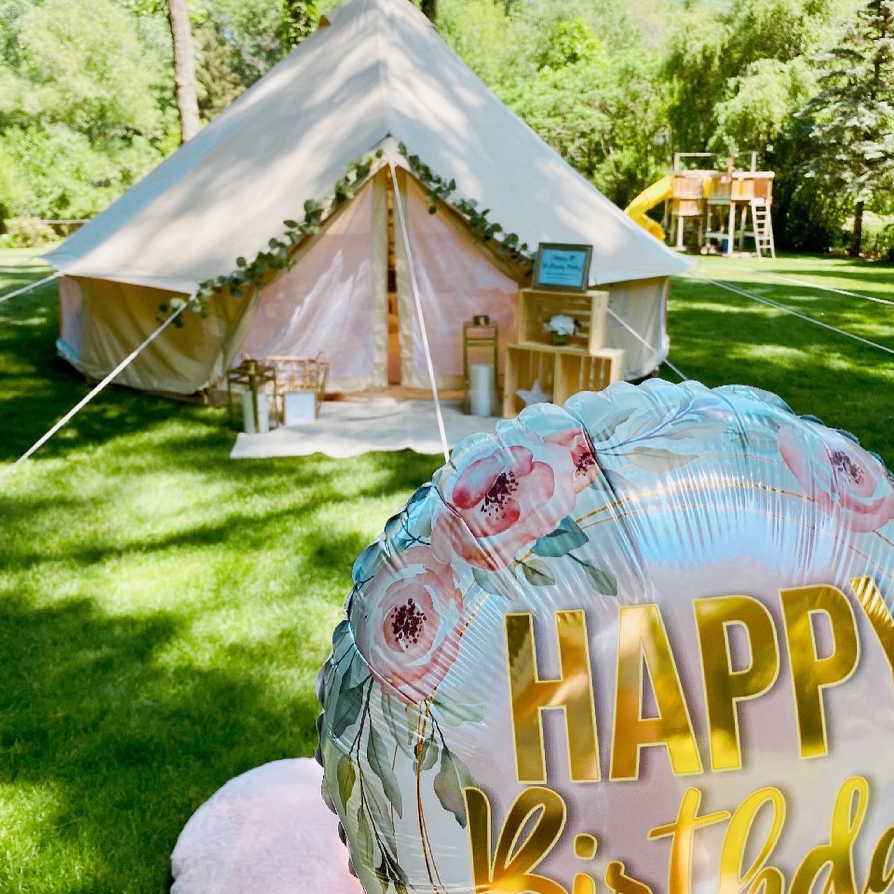 Outdoor Luxury Glamping Bell Tents for Boutique Camping and Occasional Family Camping Trips and Festivals customer photo 1