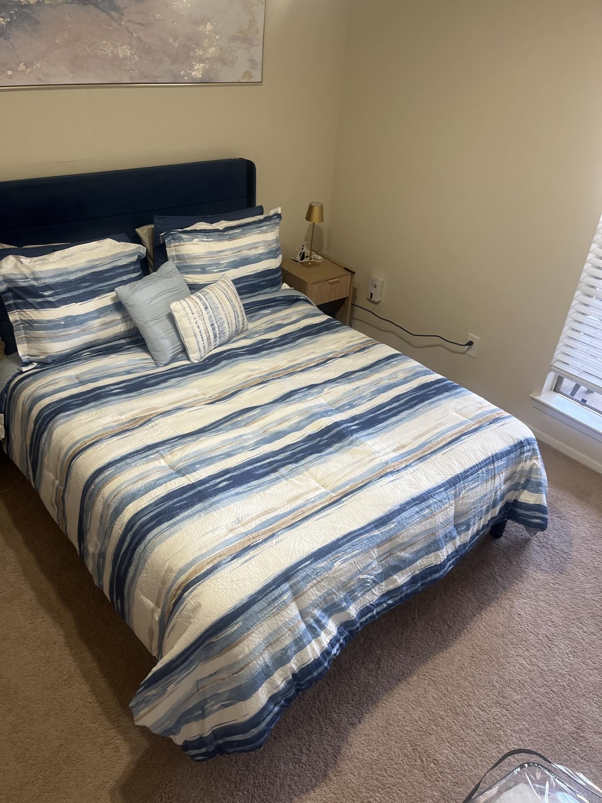 Madison Park Heritage Comforter Quilt Combo Set - Modern Luxury Design, All Season Down Alternative Bedding, Matching Shams, Decorative Pillows, King/Cal King(104