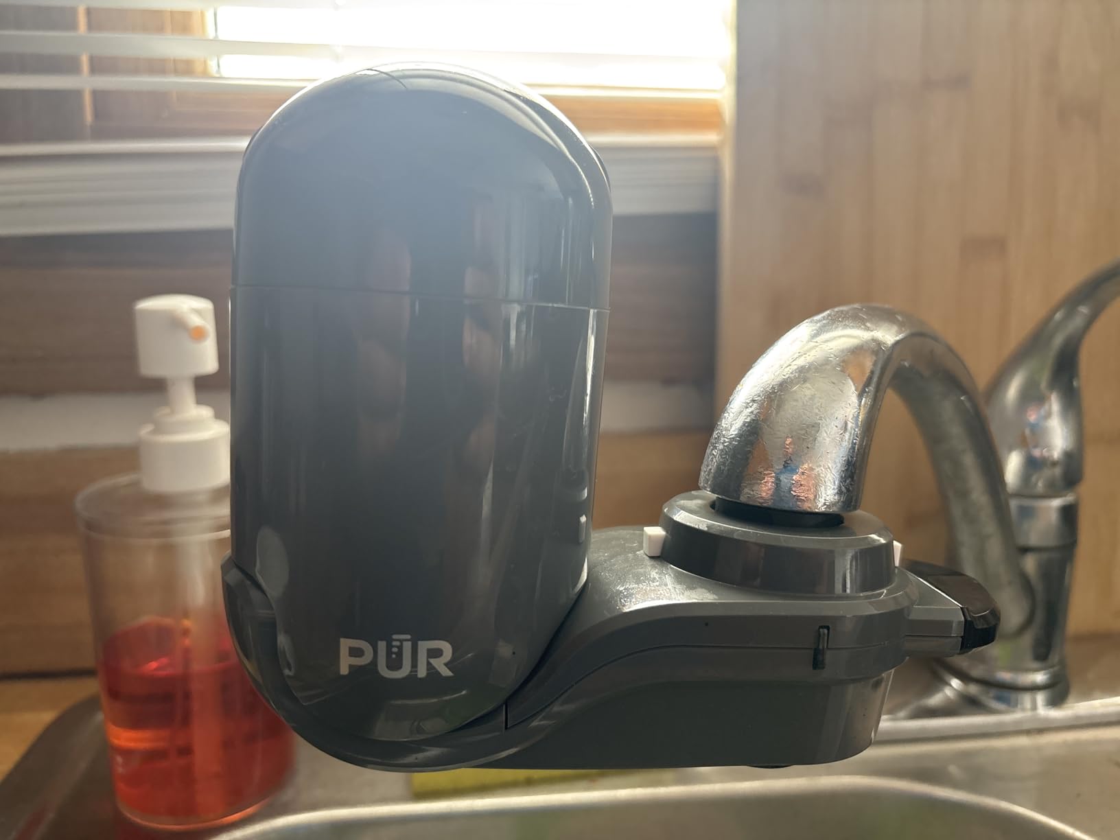 PUR Plus Vertical Faucet-Mount Water Filtration System, Lead-Reducing Filter, Easy Installation, 100-Gallon Capacity customer photo 1
