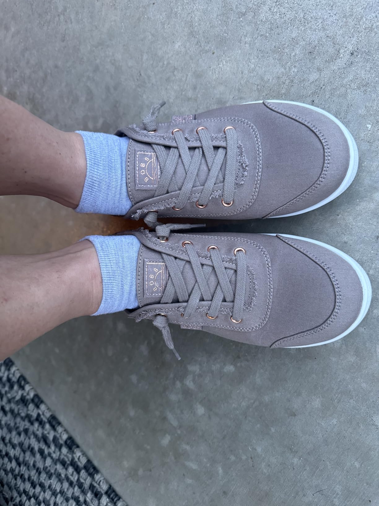 Skechers Women's Bobs B Cute Sneaker - Memory Foam, Flexible Outsole, Lightweight Vegan Shoes customer photo 2