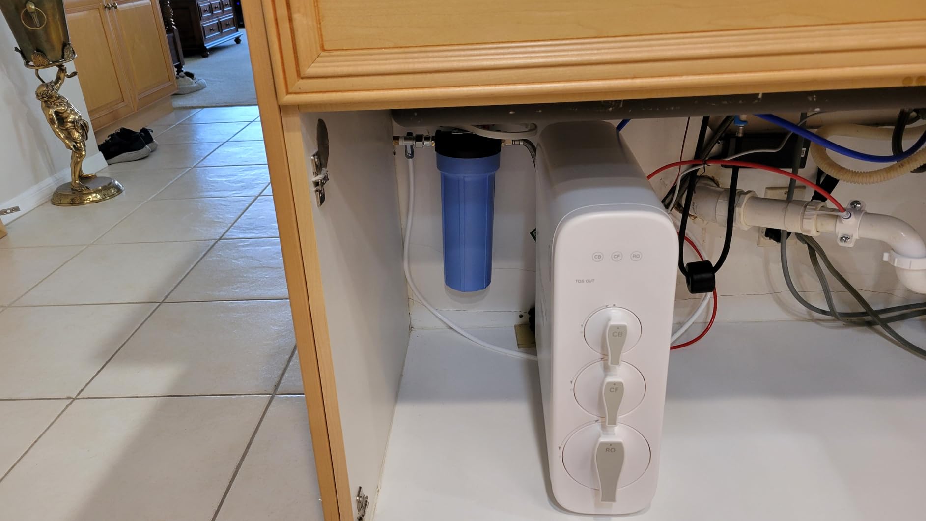 Waterdrop G3P600 Reverse Osmosis System, 8 Stage Tankless Reverse Osmosis Water Filter, NSF/ANSI 42 & 53 & 58 & 372 Certified customer photo 2