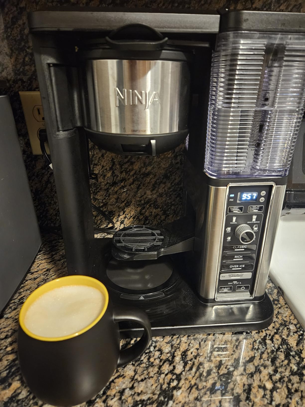 Ninja Specialty Coffee Maker, Hot & Iced Coffee, 6 Brew Styles, 8 Sizes, Small Cup to Travel Mug, 10-Cup Carafe, Fold-Away Frother, Permanent Filter, Removable Reservoir, Black, CM401 customer photo 2